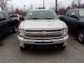 2011 Sheer Silver Metallic Chevrolet Silverado 1500 LT Extended Cab 4x4  photo #2