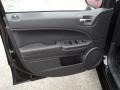2011 Dodge Caliber Dark Slate Gray/Red Interior Door Panel Photo