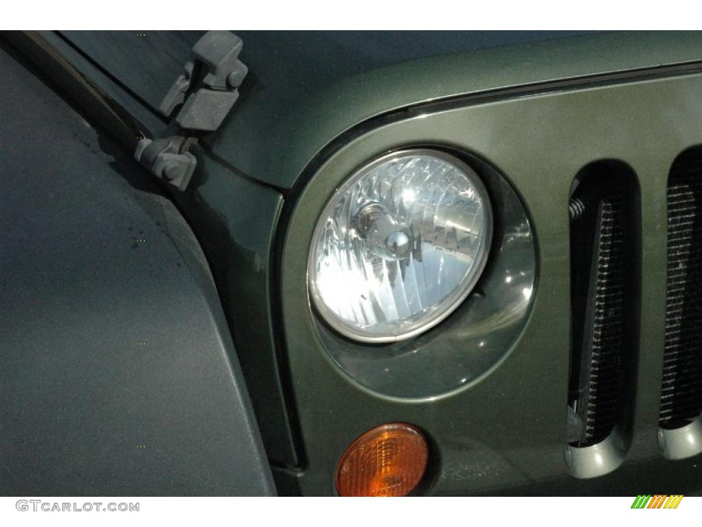 2008 Wrangler Unlimited X 4x4 - Jeep Green Metallic / Dark Slate Gray/Med Slate Gray photo #11