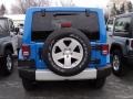 2011 Cosmos Blue Jeep Wrangler Unlimited Sahara 4x4  photo #3