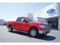 2011 Race Red Ford F150 XLT SuperCab  photo #1