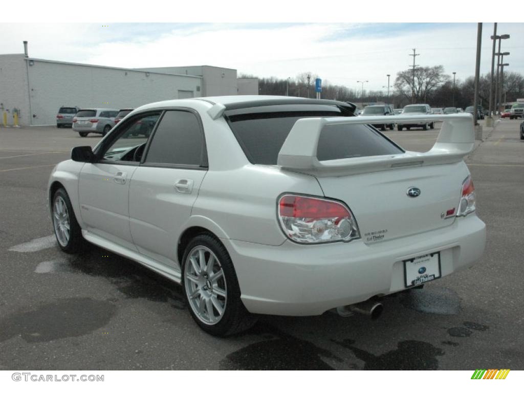 Satin White Pearl 2007 Subaru Impreza WRX STi Exterior Photo #47563802