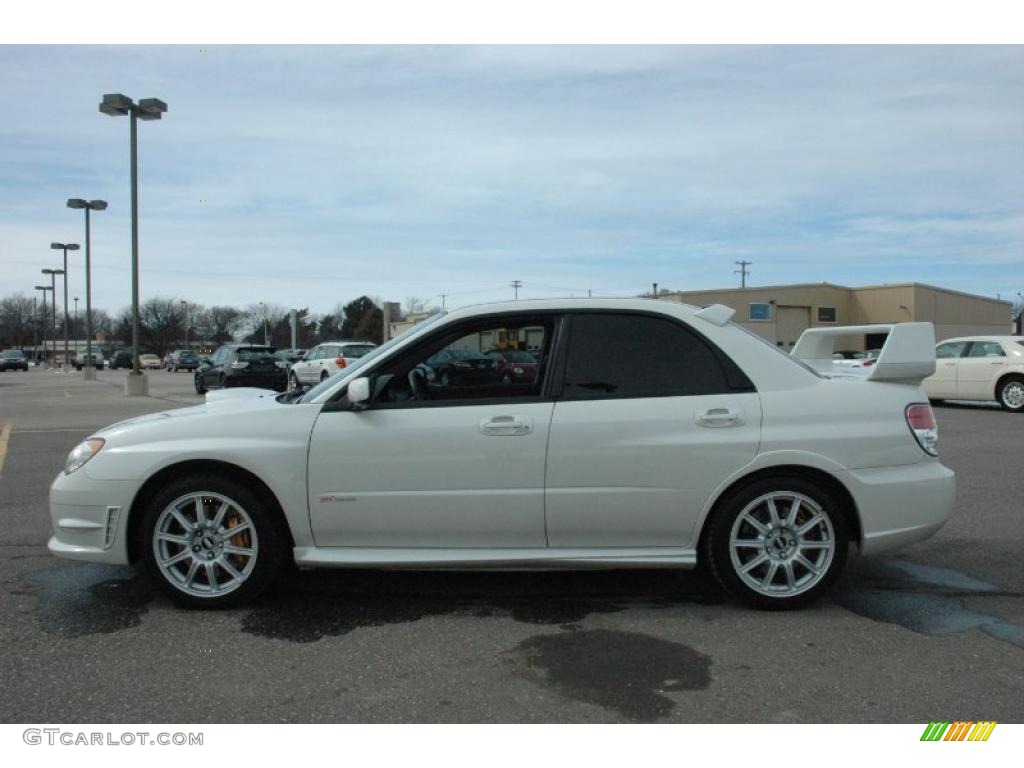 Satin White Pearl 2007 Subaru Impreza WRX STi Exterior Photo #47563952