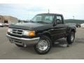 Black 1997 Ford Ranger XLT Regular Cab 4x4 Exterior