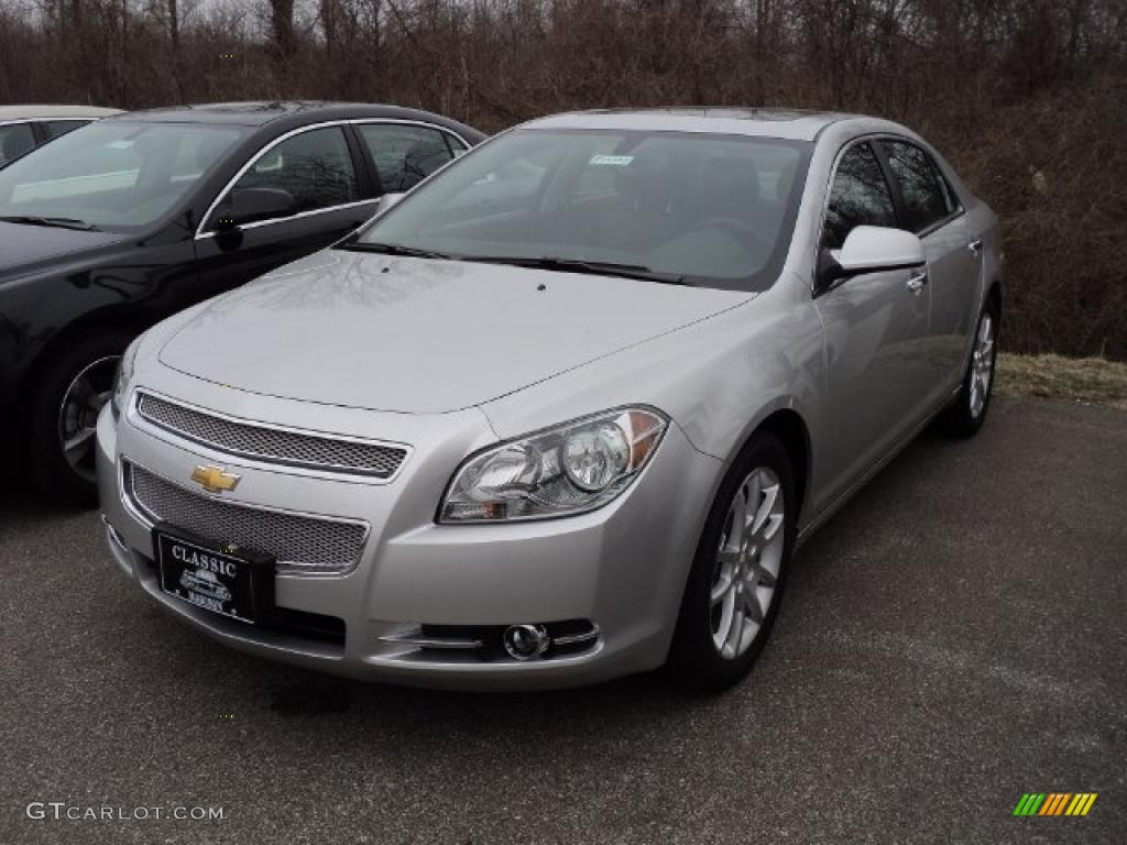 2011 Malibu LTZ - Silver Ice Metallic / Ebony photo #1