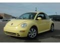 2001 Yellow Volkswagen New Beetle GLS Coupe  photo #3