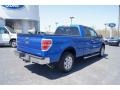 2011 Blue Flame Metallic Ford F150 XLT SuperCab  photo #3