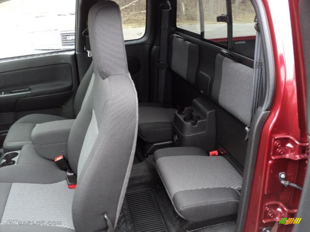 Ebony Interior 2011 Chevrolet Colorado LT Extended Cab Photo #47564945