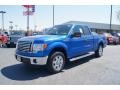 2011 Blue Flame Metallic Ford F150 XLT SuperCab  photo #6