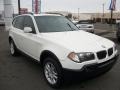 Alpine White 2005 BMW X3 2.5i