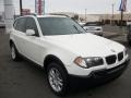 2005 Alpine White BMW X3 2.5i  photo #1