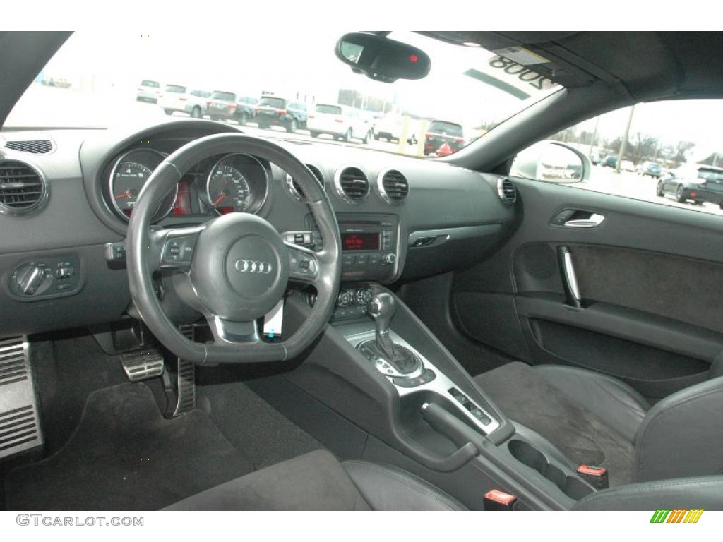 Black Interior 2008 Audi TT 2.0T Roadster Photo #47565534