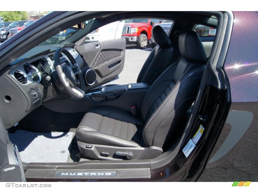 Charcoal Black Interior 2012 Ford Mustang V6 Mustang Club of America Edition Coupe Photo #47565596