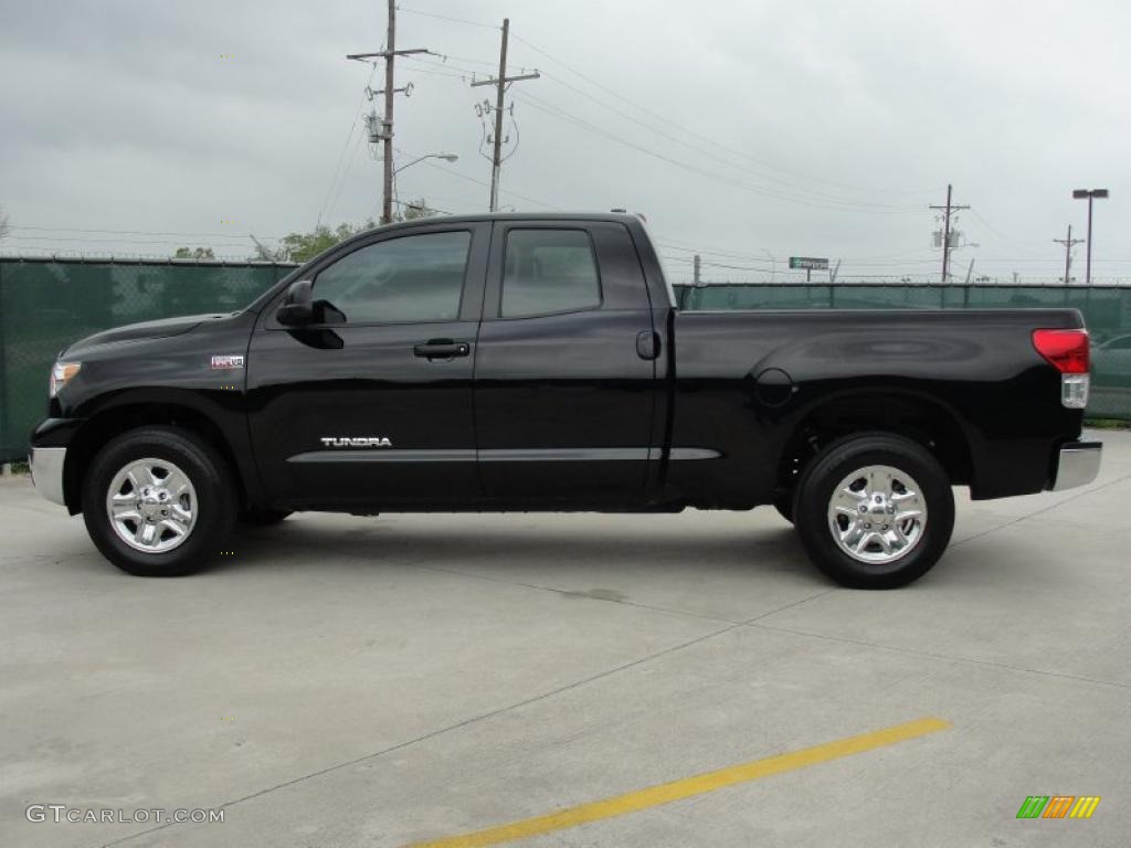 2010 Tundra Double Cab - Black / Graphite Gray photo #6