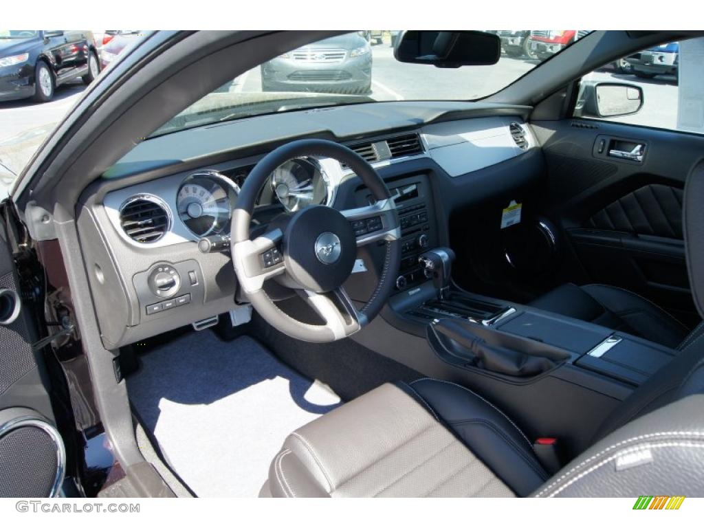 Charcoal Black Interior 2012 Ford Mustang V6 Mustang Club of America Edition Coupe Photo #47565752