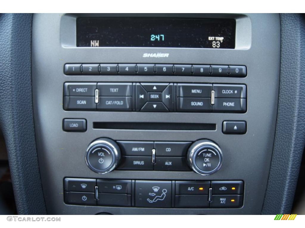 2012 Ford Mustang V6 Mustang Club of America Edition Coupe Controls Photo #47565848