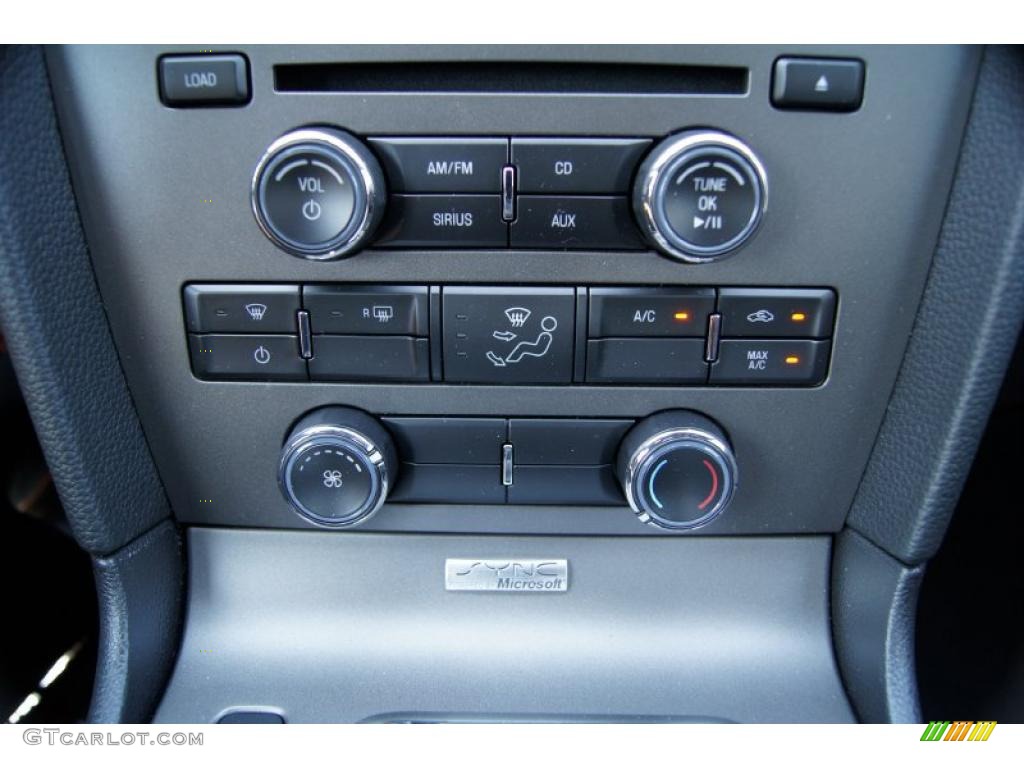 2012 Ford Mustang V6 Mustang Club of America Edition Coupe Controls Photo #47565863