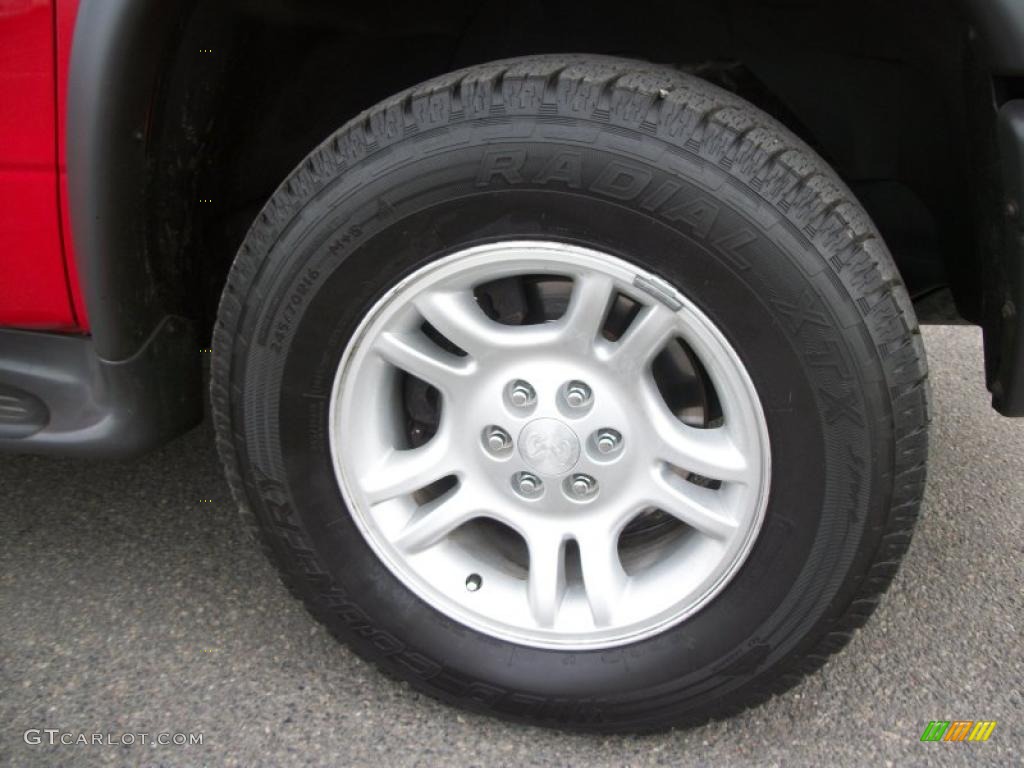 2003 Durango Sport 4x4 - Flame Red / Dark Slate Gray photo #10