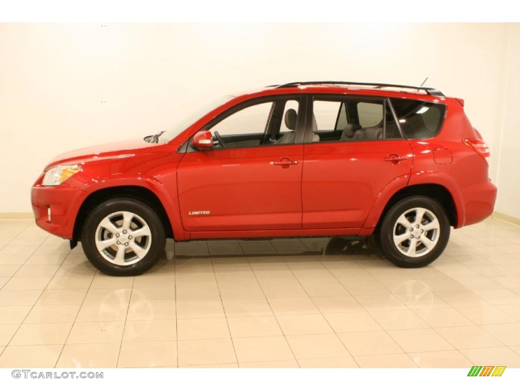 2011 RAV4 V6 Limited 4WD - Barcelona Red Metallic / Ash photo #4