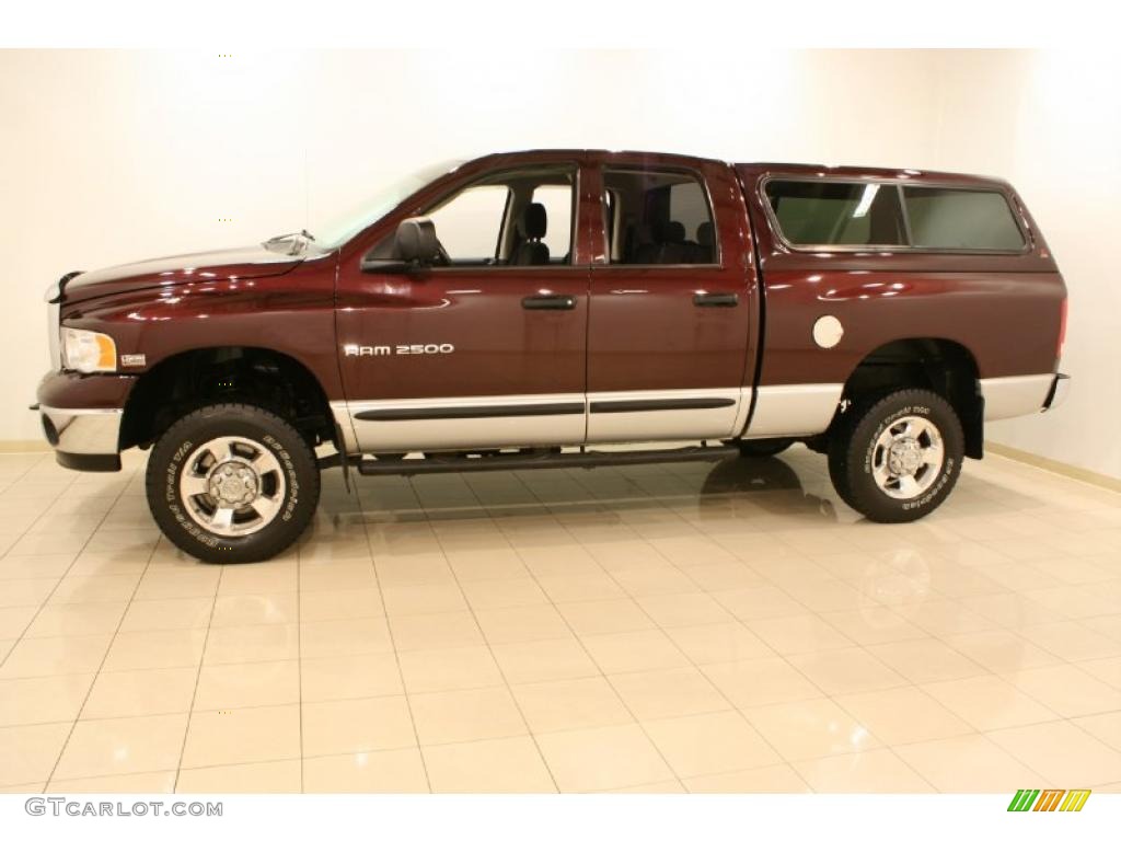 Deep Molten Red Pearl 2005 Dodge Ram 2500 SLT Quad Cab 4x4 Exterior Photo #47567048