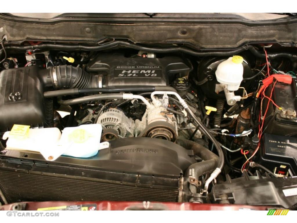 2005 Dodge Ram 2500 SLT Quad Cab 4x4 5.7 Liter HEMI OHV 16-Valve V8 Engine Photo #47567192