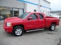 2011 Victory Red Chevrolet Silverado 1500 LT Extended Cab 4x4  photo #1