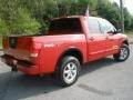 2010 Red Alert Nissan Titan PRO-4X Crew Cab 4x4  photo #3