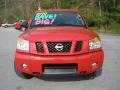 2010 Red Alert Nissan Titan PRO-4X Crew Cab 4x4  photo #8