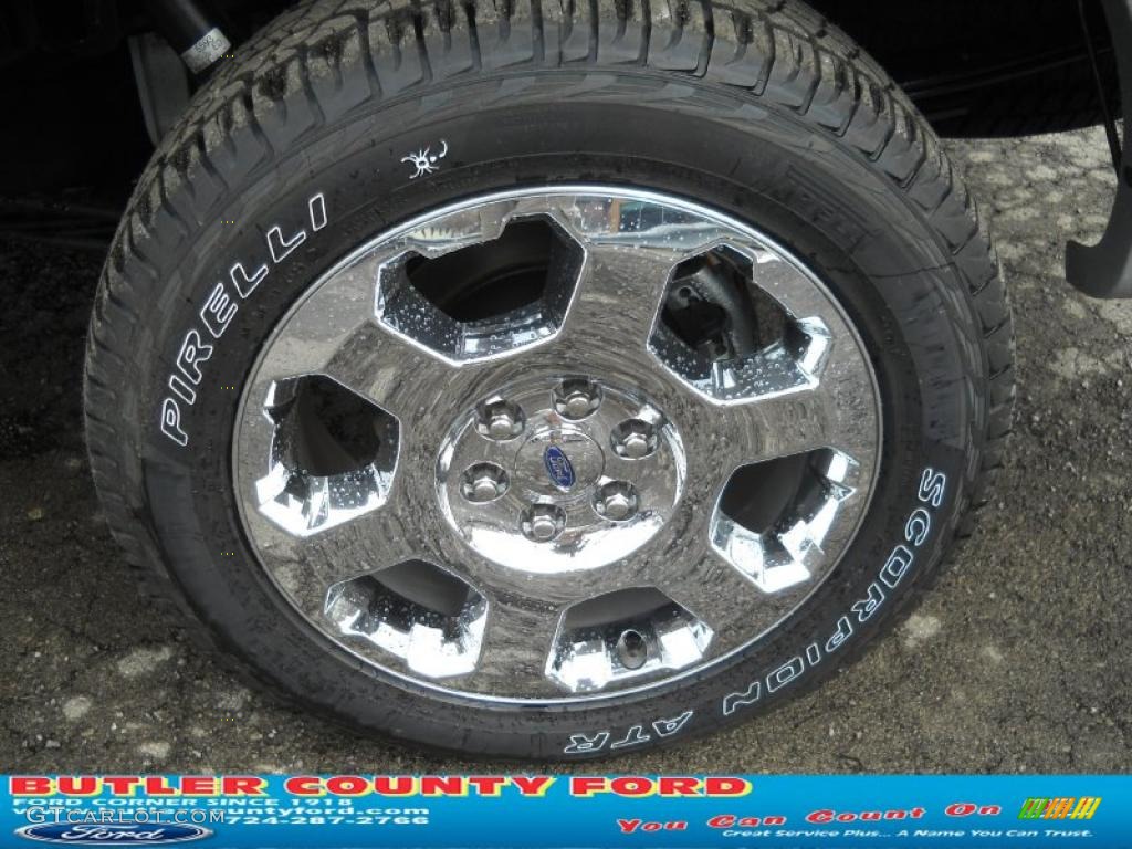 2011 F150 Lariat SuperCrew 4x4 - Ingot Silver Metallic / Black photo #15