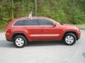 2011 Inferno Red Crystal Pearl Jeep Grand Cherokee Laredo  photo #2