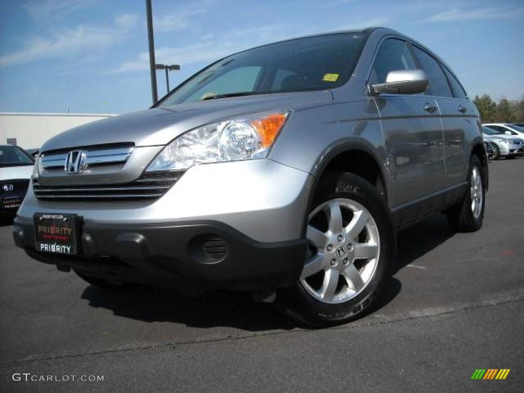 2007 CR-V EX-L - Whistler Silver Metallic / Black photo #1