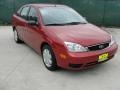 2005 Sangria Red Metallic Ford Focus ZX4 S Sedan  photo #1