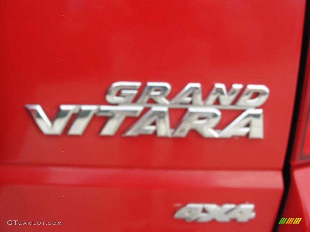 2006 Grand Vitara Luxury 4x4 - Racy Red / Black photo #20