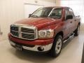 2006 Inferno Red Crystal Pearl Dodge Ram 1500 SLT Quad Cab  photo #1