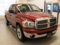 2006 Inferno Red Crystal Pearl Dodge Ram 1500 SLT Quad Cab  photo #7