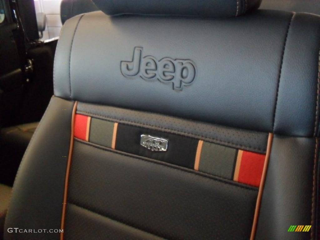 Black Interior 2011 Jeep Wrangler Unlimited Sahara 70th Anniversary 4x4 Photo #47572892