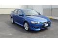 2010 Octane Blue Metallic Mitsubishi Lancer GTS  photo #3