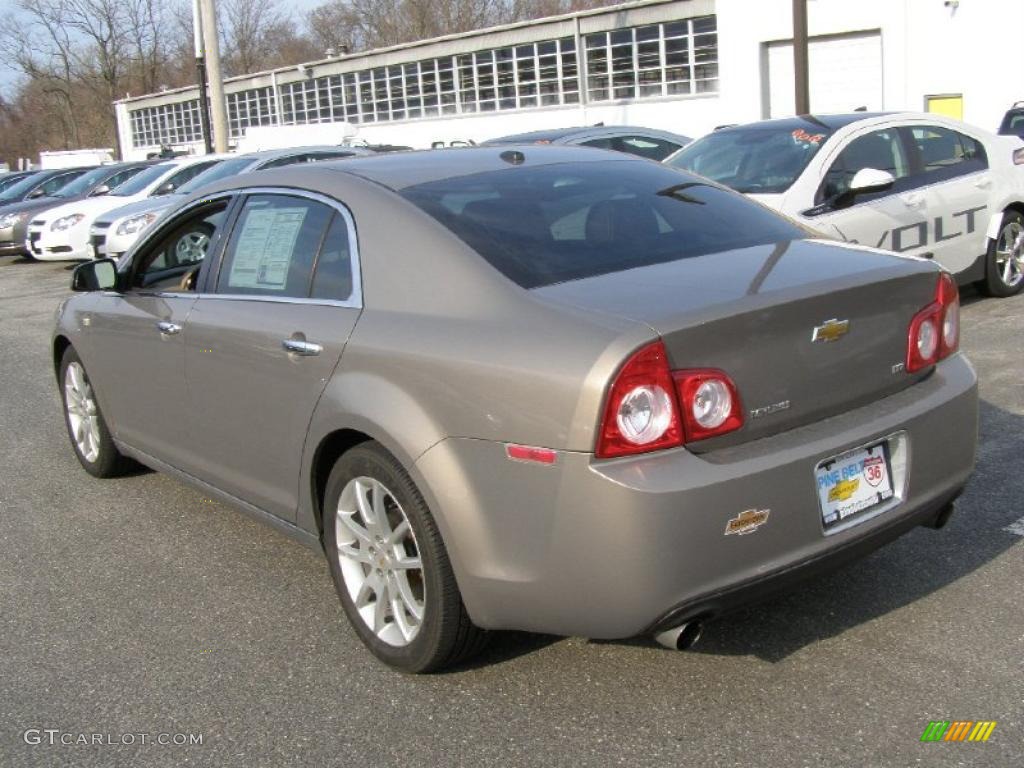 2008 Malibu LTZ Sedan - Amber Bronze Metallic / Cocoa/Cashmere Beige photo #5