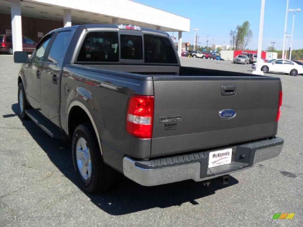 2004 F150 XLT SuperCrew - Dark Shadow Grey Metallic / Medium/Dark Flint photo #2