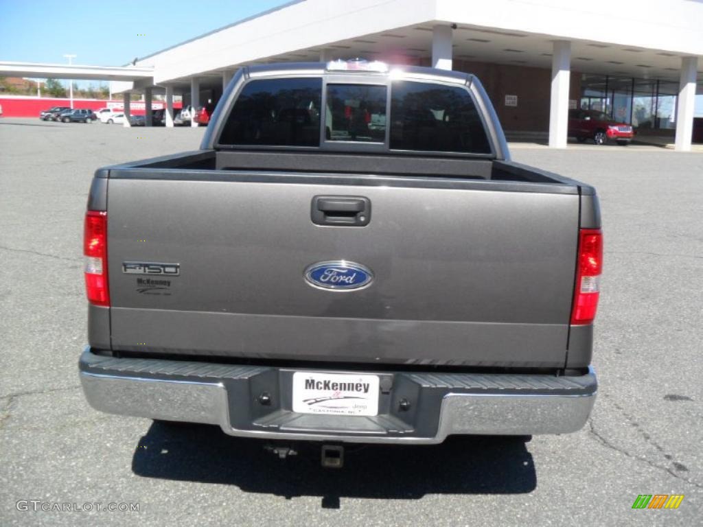 2004 F150 XLT SuperCrew - Dark Shadow Grey Metallic / Medium/Dark Flint photo #3