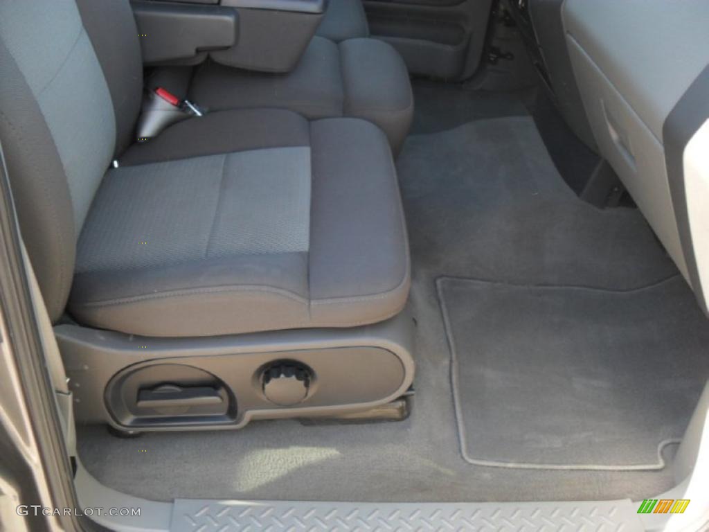 2004 F150 XLT SuperCrew - Dark Shadow Grey Metallic / Medium/Dark Flint photo #20