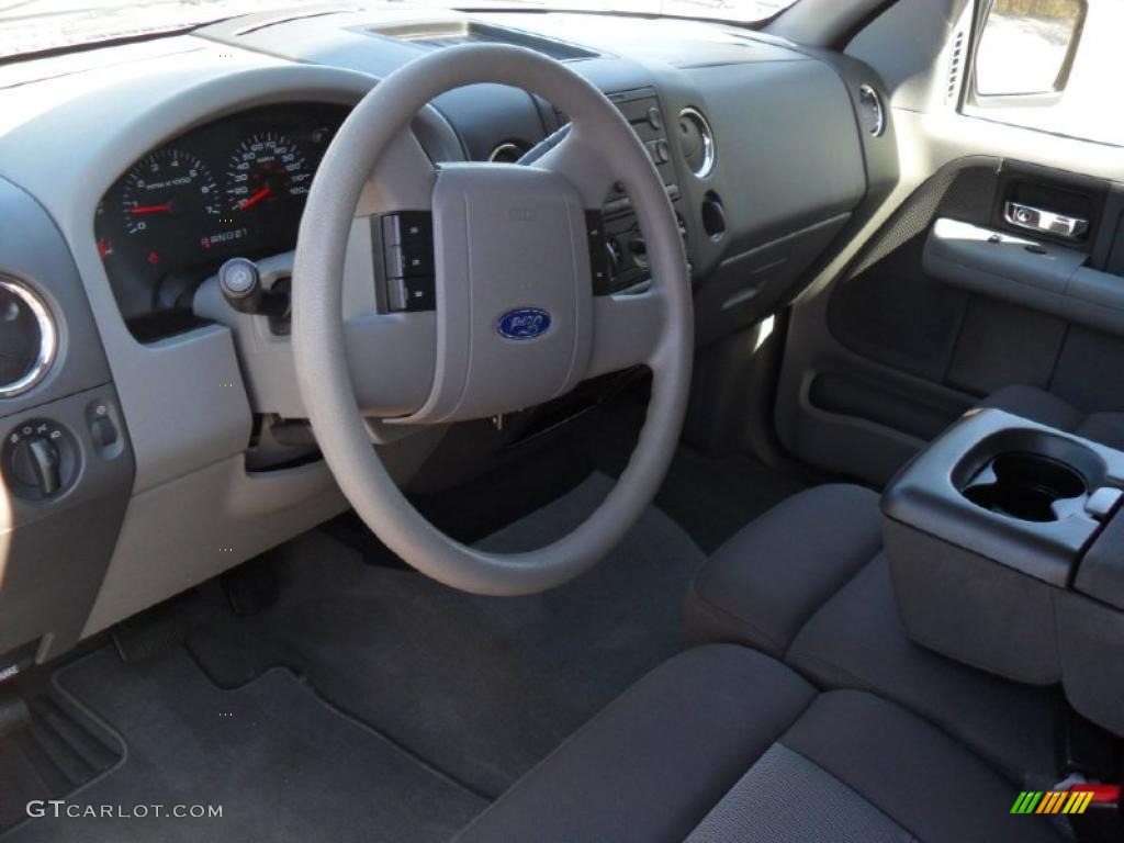 2004 F150 XLT SuperCrew - Dark Shadow Grey Metallic / Medium/Dark Flint photo #25
