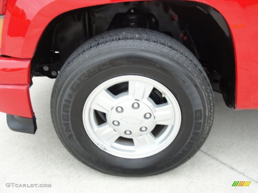2008 Colorado Work Truck Regular Cab - Victory Red / Medium Pewter photo #12