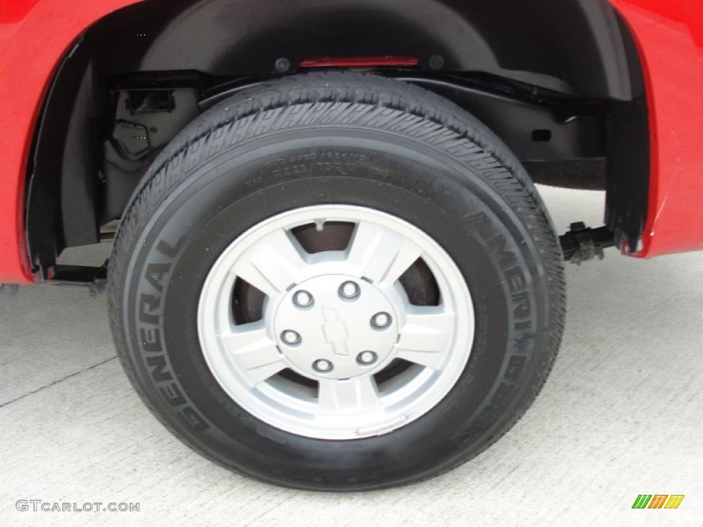 2008 Colorado Work Truck Regular Cab - Victory Red / Medium Pewter photo #13