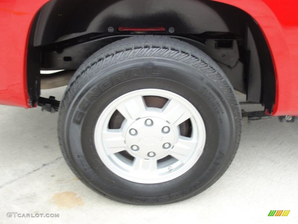 2008 Colorado Work Truck Regular Cab - Victory Red / Medium Pewter photo #14