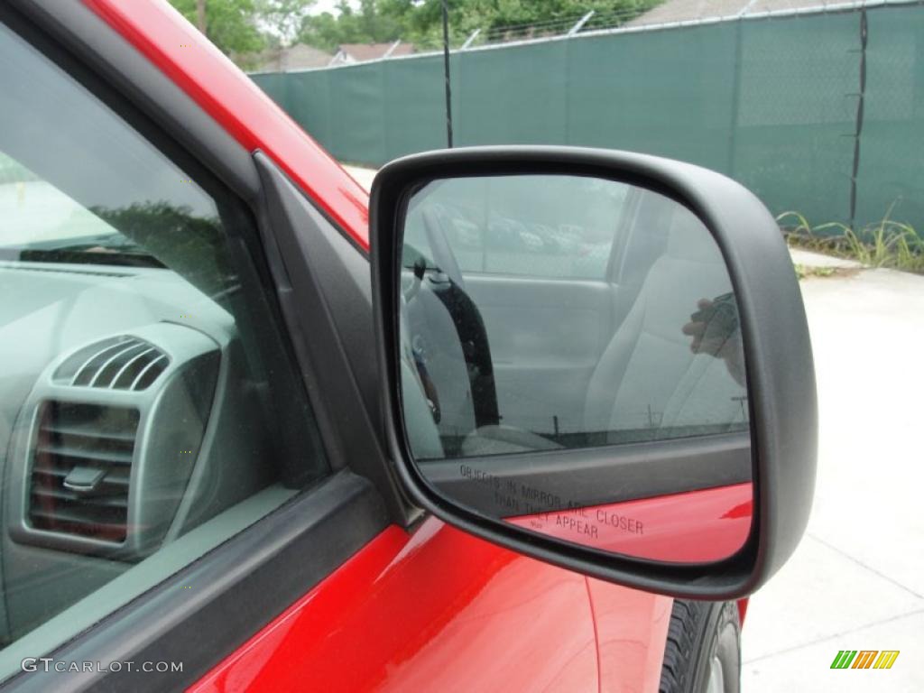 2008 Colorado Work Truck Regular Cab - Victory Red / Medium Pewter photo #17