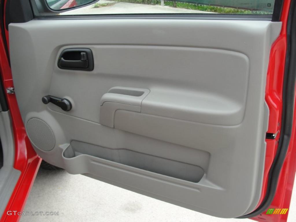 2008 Colorado Work Truck Regular Cab - Victory Red / Medium Pewter photo #21