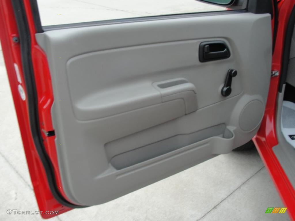 2008 Colorado Work Truck Regular Cab - Victory Red / Medium Pewter photo #24