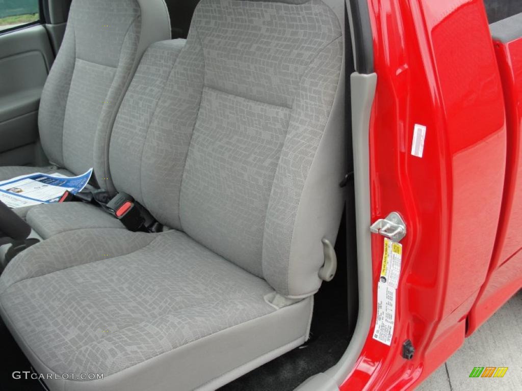 2008 Colorado Work Truck Regular Cab - Victory Red / Medium Pewter photo #25