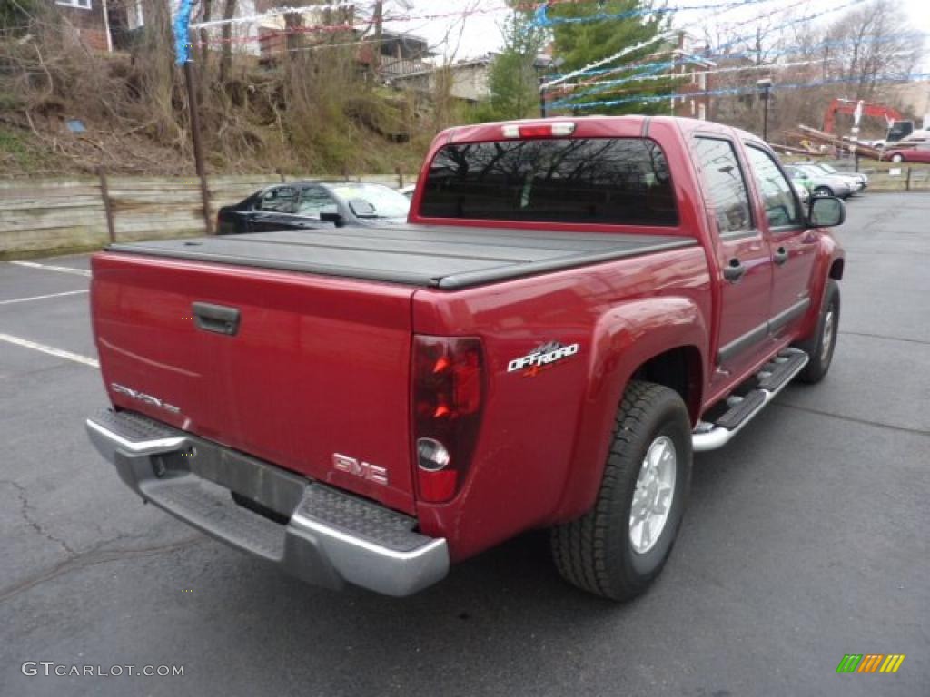Cherry Red Metallic 2004 GMC Canyon SLE Crew Cab 4x4 Exterior Photo #47576828